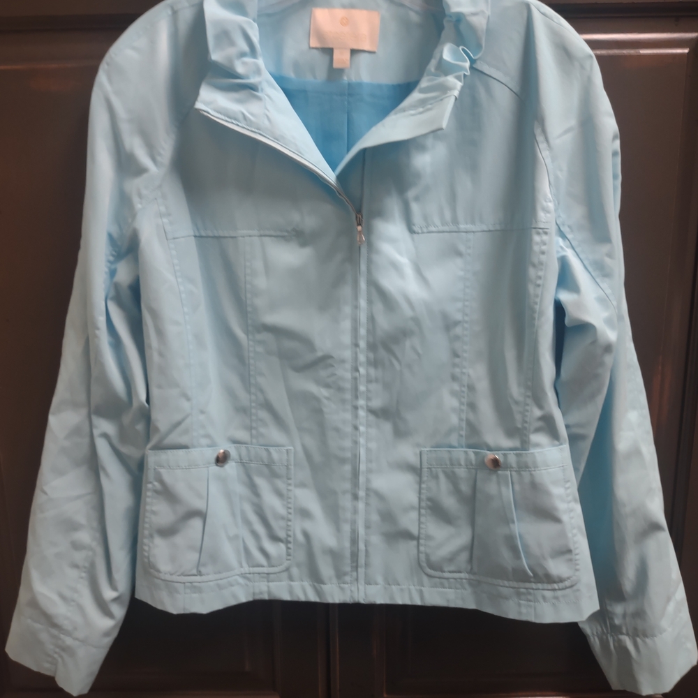 Etcetera Sky Blue Utility Jacket - image 2